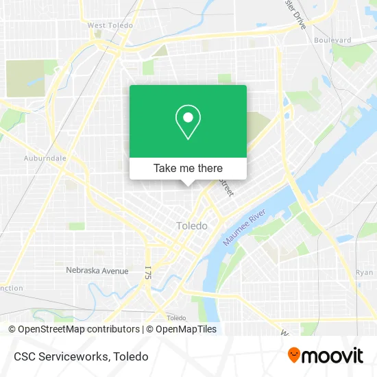 CSC Serviceworks map