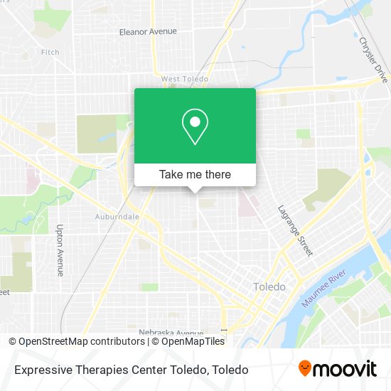 Mapa de Expressive Therapies Center Toledo