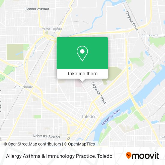 Allergy Asthma & Immunology Practice map