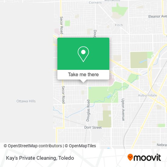 Mapa de Kay's Private Cleaning