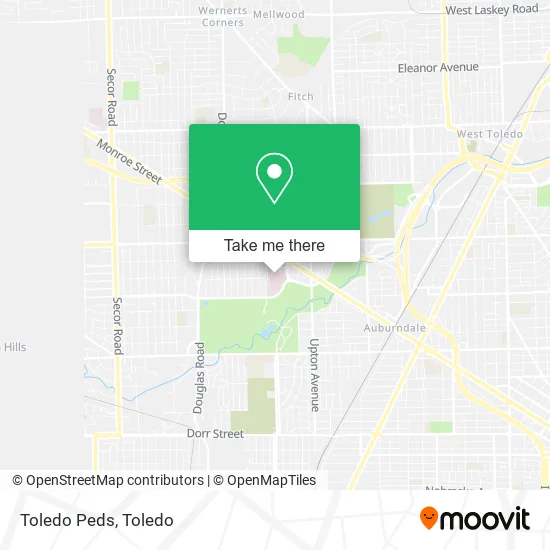 Toledo Peds map
