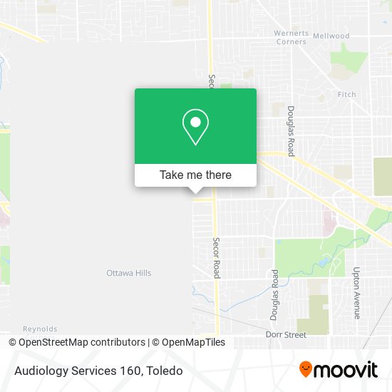 Audiology Services 160 map