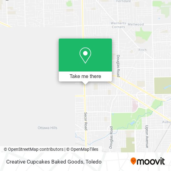 Mapa de Creative Cupcakes Baked Goods