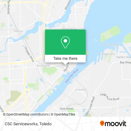 CSC Serviceworks map