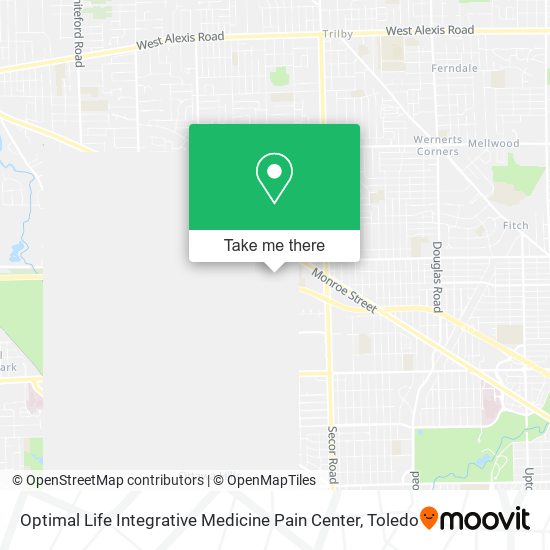 Optimal Life Integrative Medicine Pain Center map