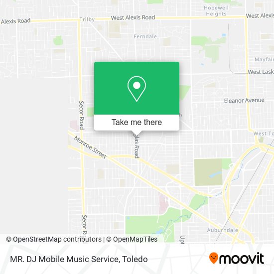 Mapa de MR. DJ Mobile Music Service