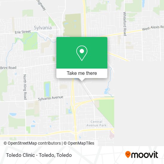 Mapa de Toledo Clinic - Toledo