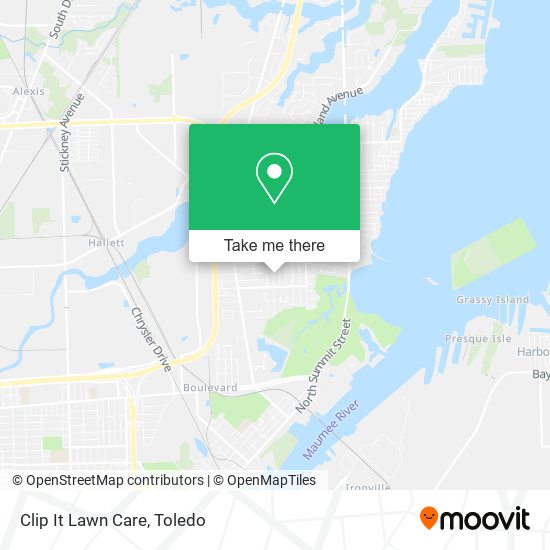 Mapa de Clip It Lawn Care