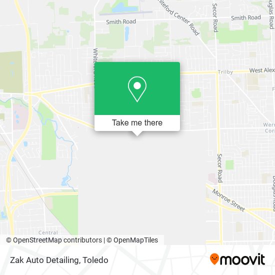 Mapa de Zak Auto Detailing
