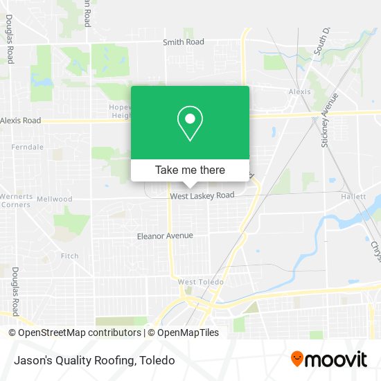 Mapa de Jason's Quality Roofing