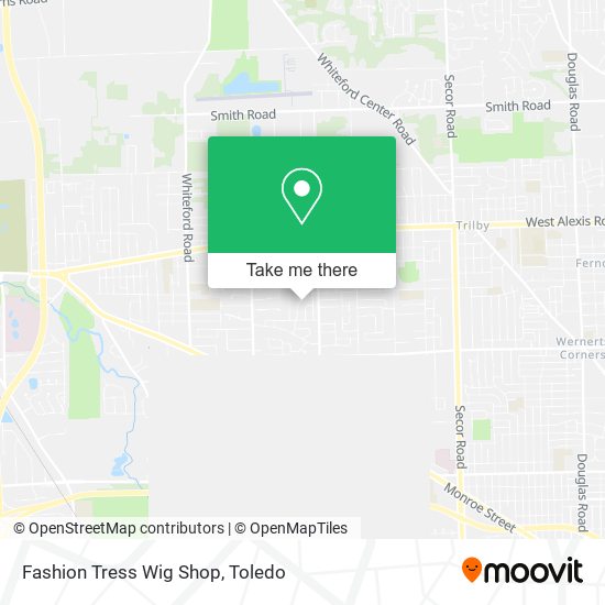 Mapa de Fashion Tress Wig Shop