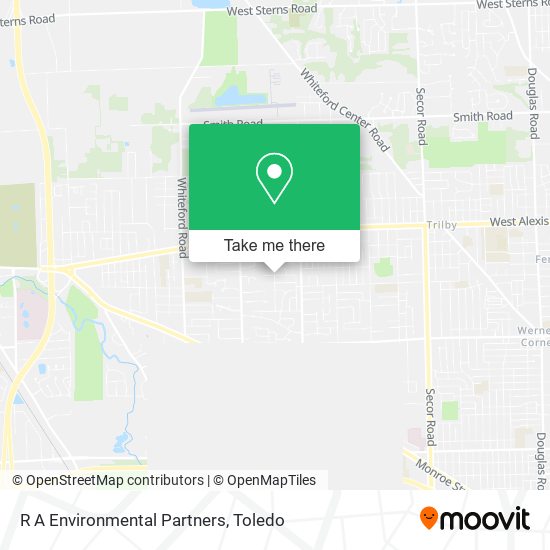 R A Environmental Partners map