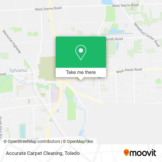 Accurate Carpet Cleaning map