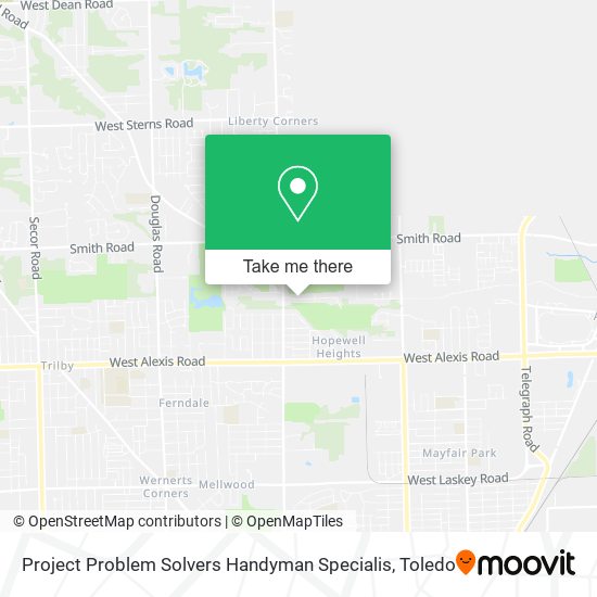 Project Problem Solvers Handyman Specialis map