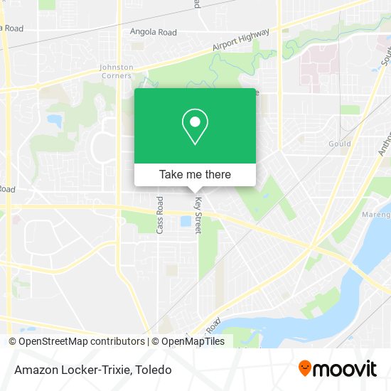 Amazon Locker-Trixie map