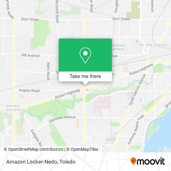 Mapa de Amazon Locker-Nedo