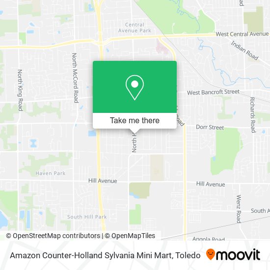 Amazon Counter-Holland Sylvania Mini Mart map