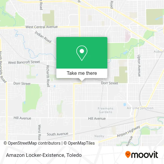Amazon Locker-Existence map