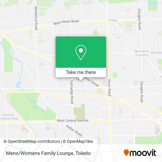 Mapa de Mens/Womens Family Lounge