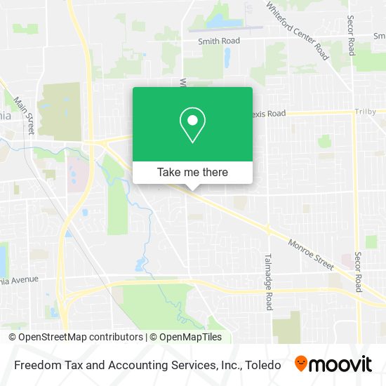 Mapa de Freedom Tax and Accounting Services, Inc.