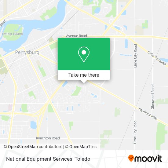 National Equipment Services map