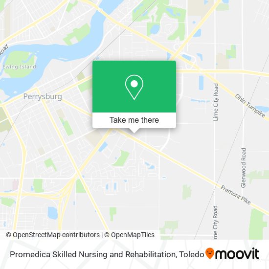 Promedica Skilled Nursing and Rehabilitation map