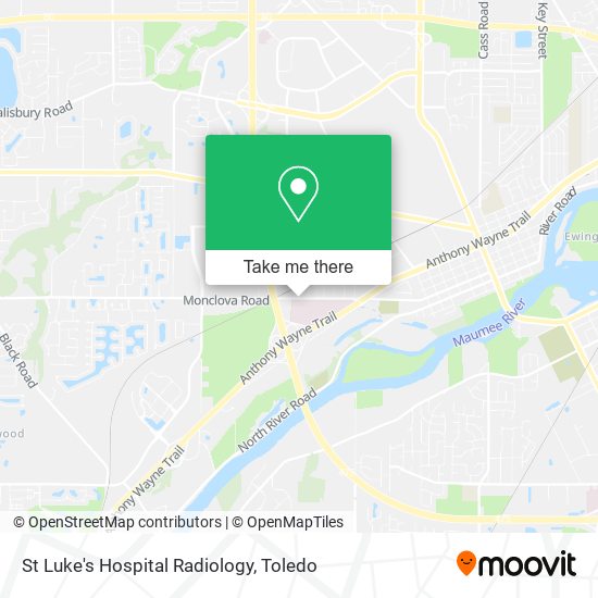 Mapa de St Luke's Hospital Radiology