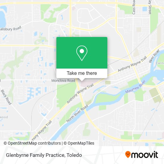 Mapa de Glenbyrne Family Practice