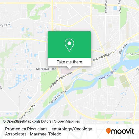 Mapa de Promedica Physicians Hematology / Oncology Associates - Maumee