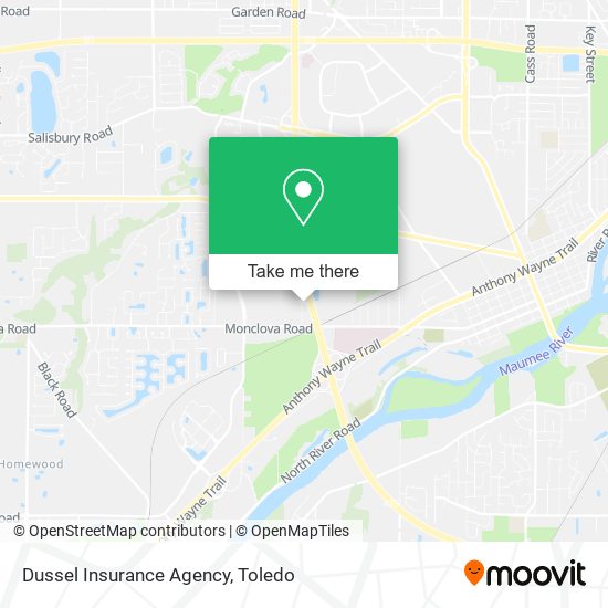 Mapa de Dussel Insurance Agency