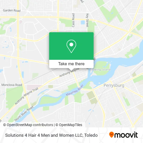 Mapa de Solutions 4 Hair 4 Men and Women LLC