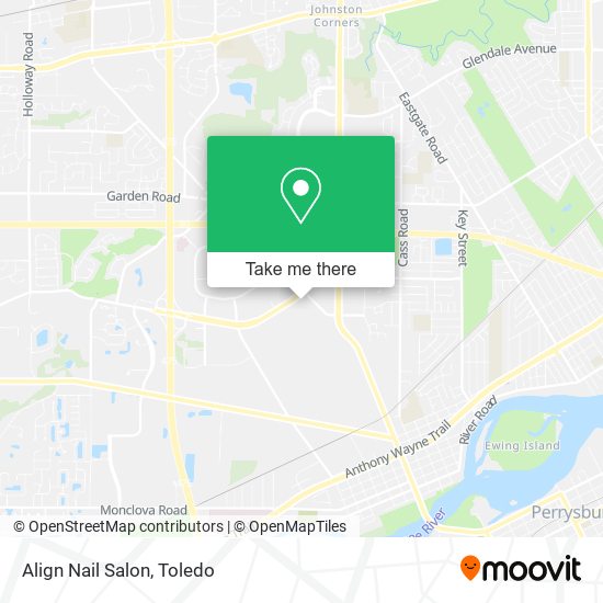 Align Nail Salon map