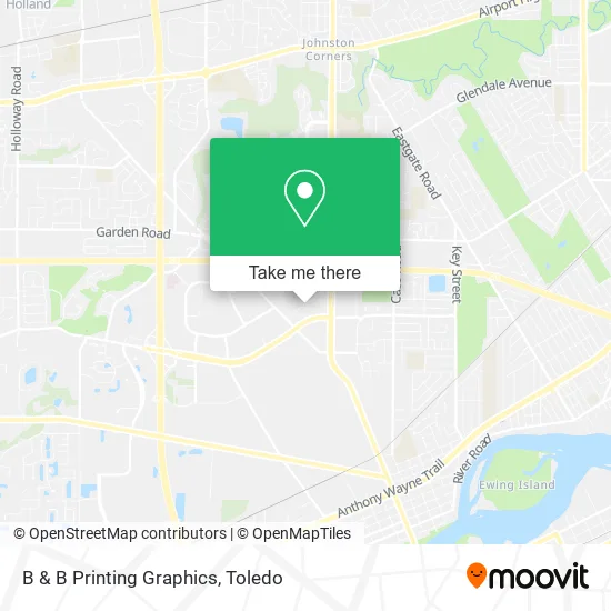 Mapa de B & B Printing Graphics