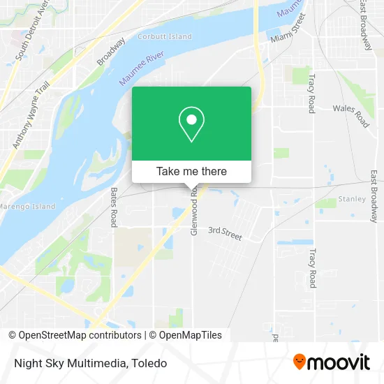 Night Sky Multimedia map