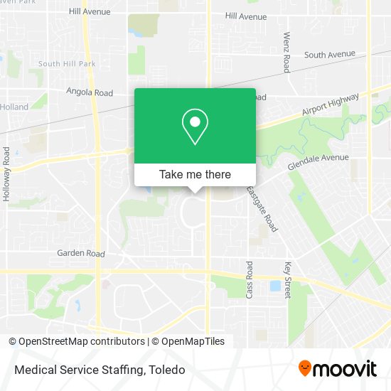 Medical Service Staffing map