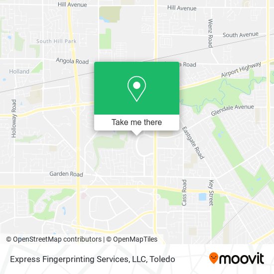 Mapa de Express Fingerprinting Services, LLC