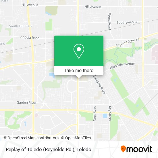 Mapa de Replay of Toledo (Reynolds Rd.)