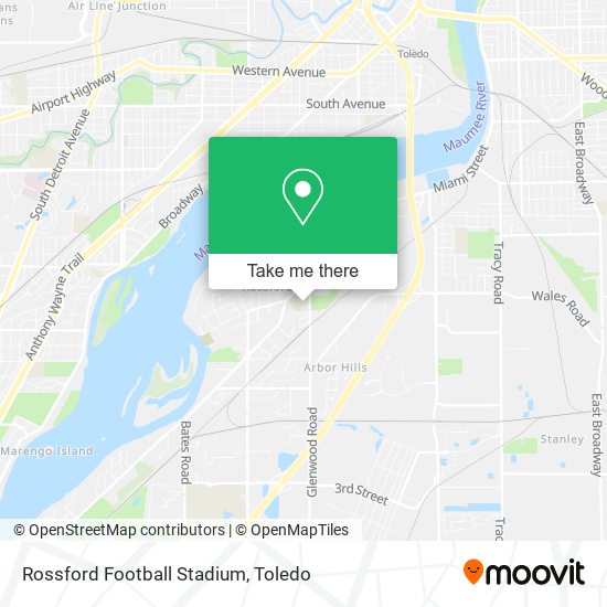 Mapa de Rossford Football Stadium