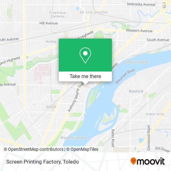 Screen Printing Factory map