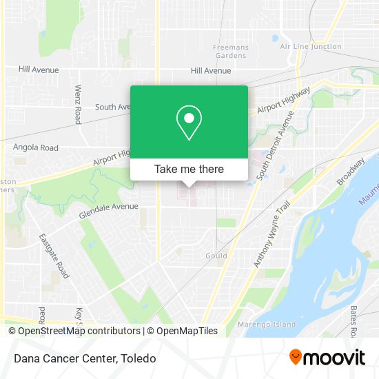 Mapa de Dana Cancer Center