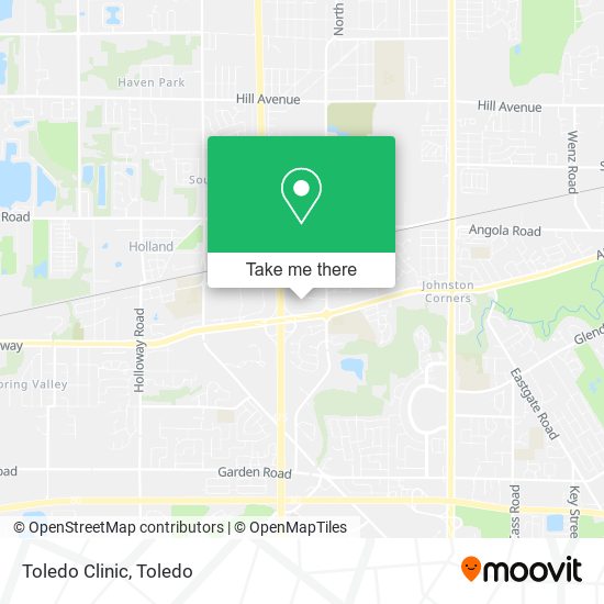 Toledo Clinic map