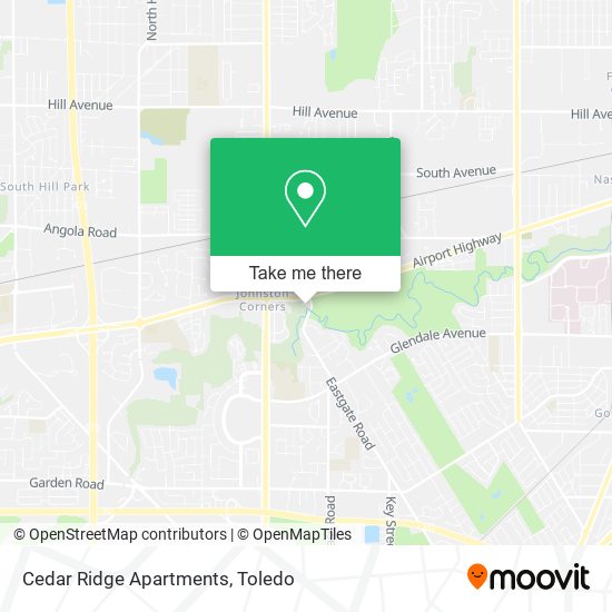 Mapa de Cedar Ridge Apartments