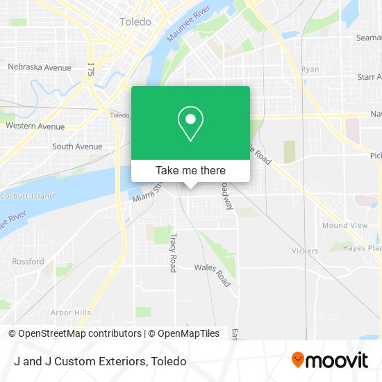 Mapa de J and J Custom Exteriors