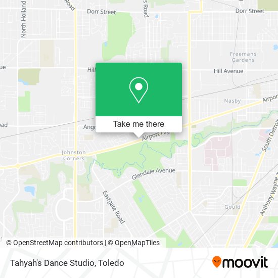 Tahyah's Dance Studio map