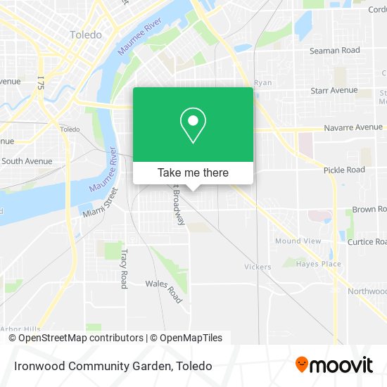 Mapa de Ironwood Community Garden
