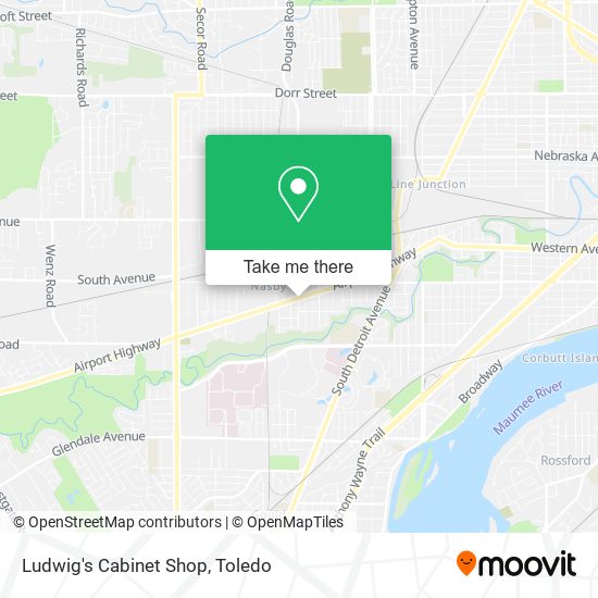 Ludwig's Cabinet Shop map