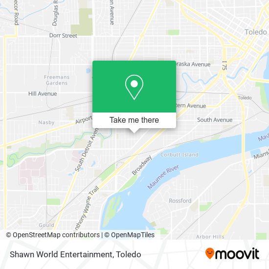 Mapa de Shawn World Entertainment