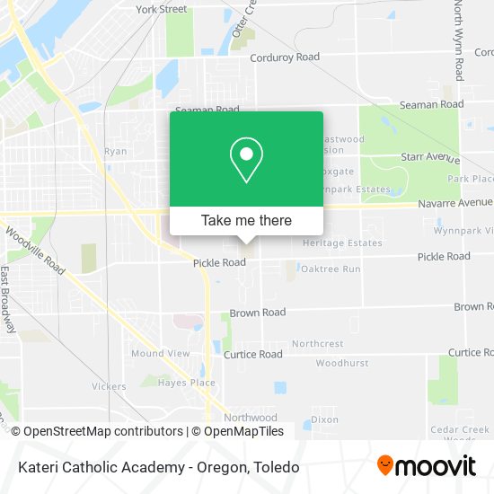 Mapa de Kateri Catholic Academy - Oregon