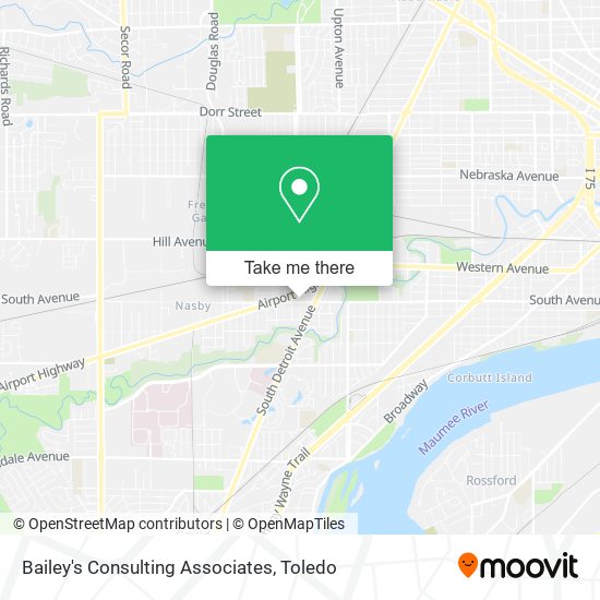 Bailey's Consulting Associates map