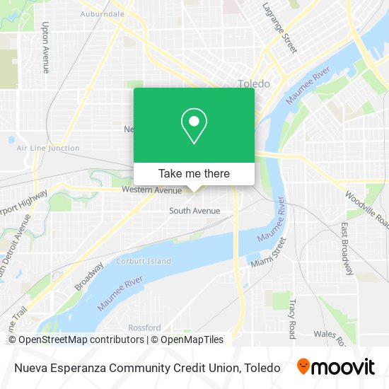 Nueva Esperanza Community Credit Union map